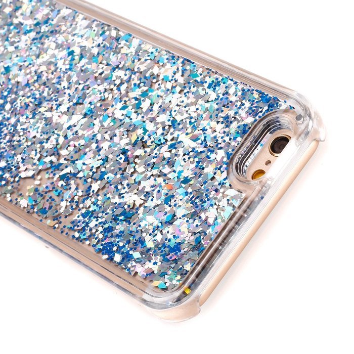 iPhone 6 Plus / 6S Plus Case,PHEZEN Christmas Tree Santa Claus Design Cool Quicksand Moving Stars Bling Glitter... N19