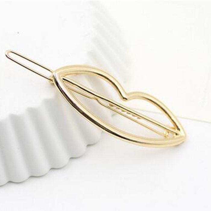 Yaheeda 4pcs Women Hair Clip Clamps Accessories,Barrette Gold Silver Metal Hair Clip Headband N13