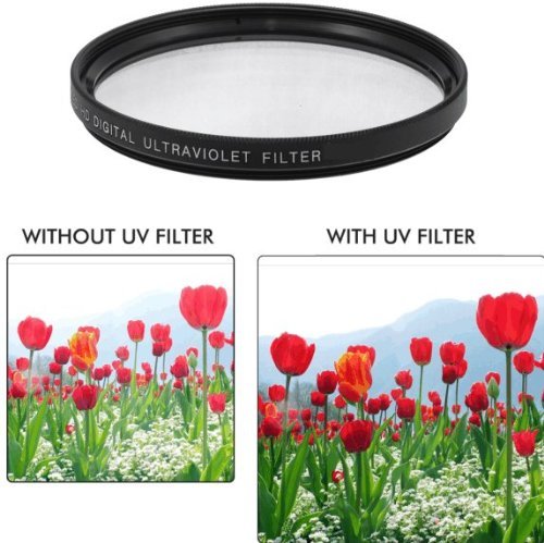 49mm Professional Deluxe 6pc Filter and Accessory Bundle Kit for Panasonic HC-X900M Cameras N5