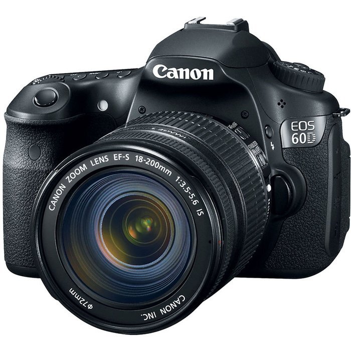 Canon EOS 60D 18 MP CMOS Digital SLR Camera with EF-S 18-200mm f/3.5-5.6 IS Lens (discontinued by manufacturer) N58