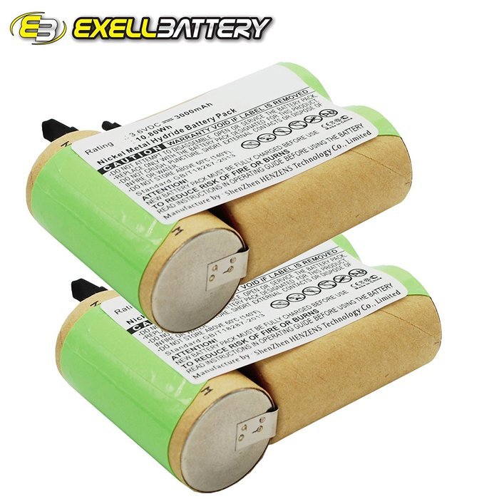 2x 3.6V Battery Fits BLACK & DECKER V3610 Handheld Portable Cordless Vacuums