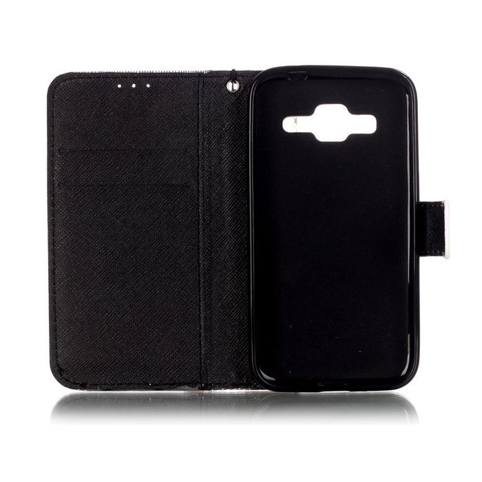 Samsung Galaxy Core Prime Case,Yaheeda [3D Colored Drawing] [Flip Fit] Premium PU Leather Card-Slots Cash-Slots... N36