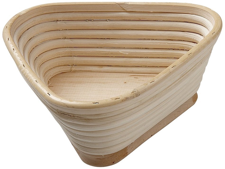 Matfer Bourgeat Banneton Triangle Bakeware, 7-Inch, Beige