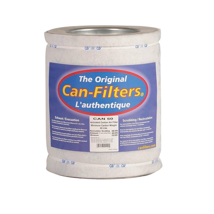 6" Can Filter 50, 200-420 CFM