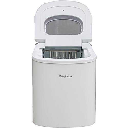 New MAGIC CHEF MCIM22W 27lb-Capacity Ice Maker (White)
