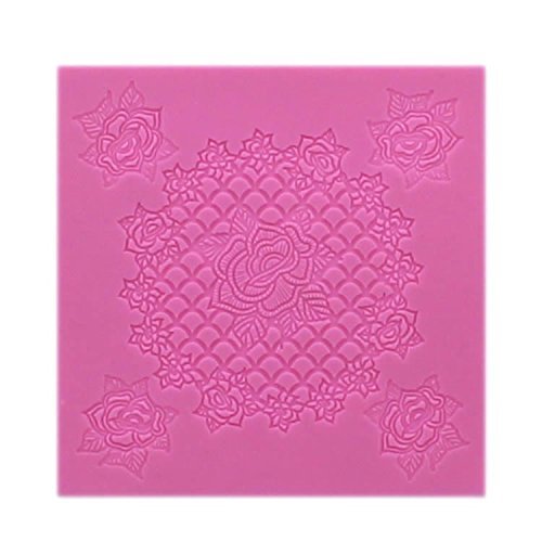 Rosie Cupcake 3D Silicone Lace Mat by Claire Bowman N2