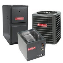 80,000 BTU 96% Gas Furnace and 2.5 ton 13 SEER Air Conditioner GMSS960803BN-GSX130301-CAPF3030B6