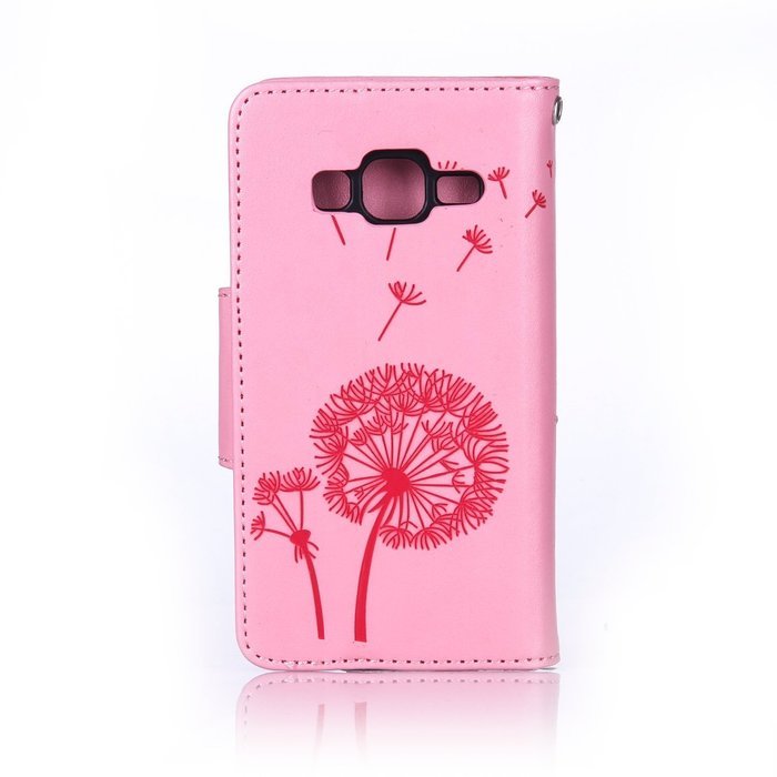 Galaxy Core Prime Case,ikasus Glitter Diamond Embossing Flowers Lily Butterfly PU Leather Flip Wallet Pouch Stand... N42