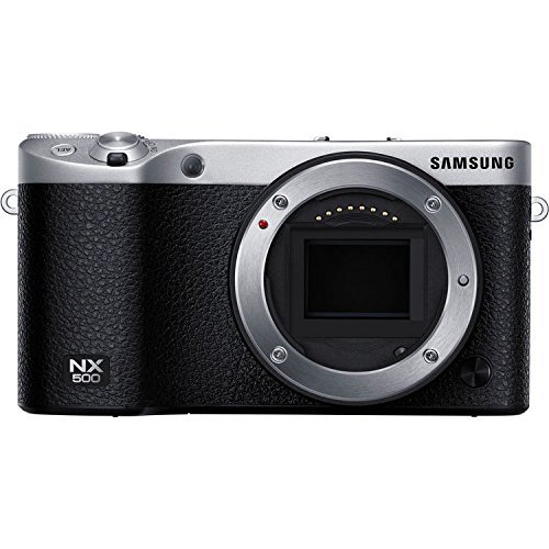 Samsung NX500 Mirrorless Digital Camera (Black Body Only) + 32GB SDHC Memory Card - International Version (No...