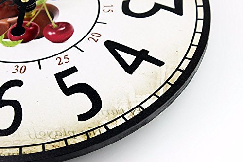 Fashion absolutely silent quartz vintage wall clock kitchen home hours decoration modern design watch wall N2