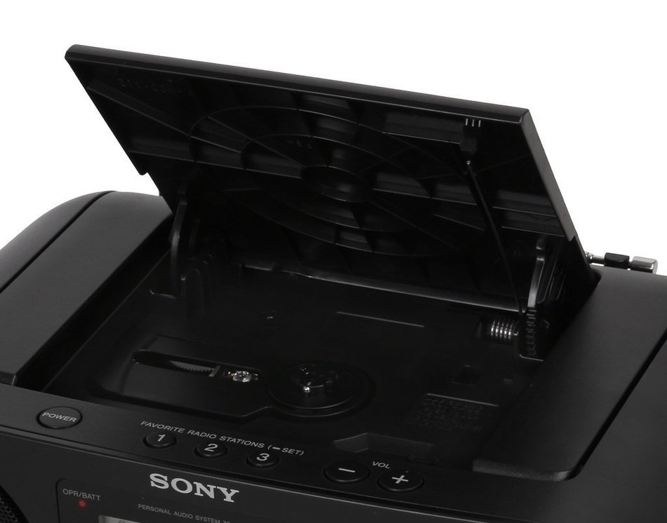 Sony Portable Full Range Stereo Boombox Sound System with MP3 CD Player, AM/FM Radio, 30 Presets, USB Input, Headphone... N6