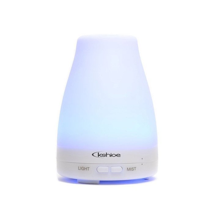 Kshioe&reg; 100ml Aromatherapy Essential Oil Diffuser Portable Ultrasonic Cool Mist Aroma Humidifier with Color LED... N7