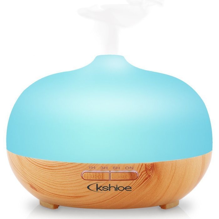 Kshioe&reg; 100ml Aromatherapy Essential Oil Diffuser Portable Ultrasonic Cool Mist Aroma Humidifier with Color LED... N8