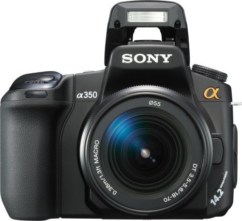 Sony Alpha DSLRA350X 14.2MP Digital SLR Camera with Super SteadyShot Image Stabilization with DT 18-70mm f/3.5... N17