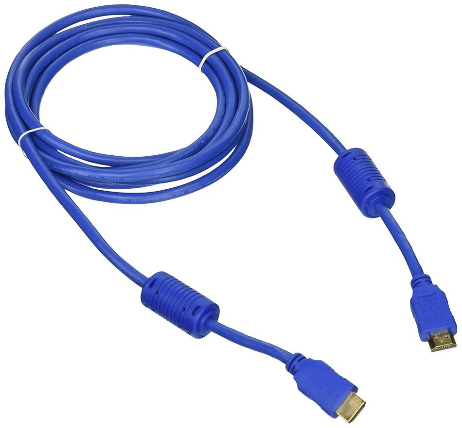 Monoprice Select Series High-Speed HDMI Cable 8 Feet Supports Ethernet, 3D, 4K and Audio Return - Black N18