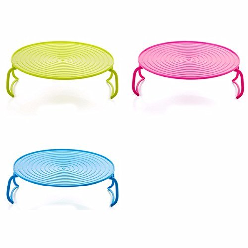Bluelover Multifunction Microwave Oven Steam Rack Double Layer Insulating Plate