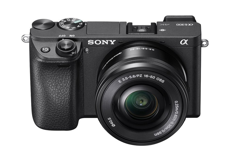 Sony Alpha a6300 Mirrorless Digital Camera with 16-50mm Lens (International Model) No Warranty N3
