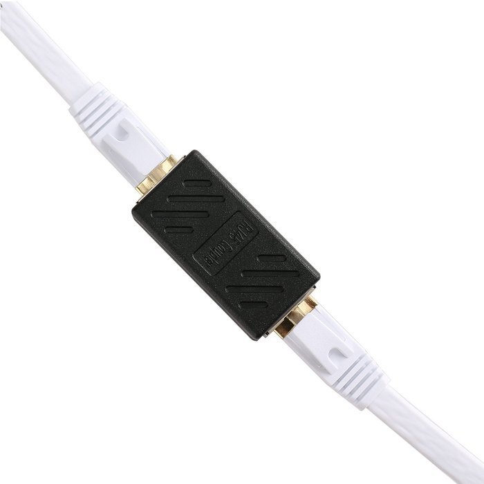 Jadaol&reg; Ethernet Cable In-line Shielded RJ45 Coupler, Female to Female - 5 Pack Black N10