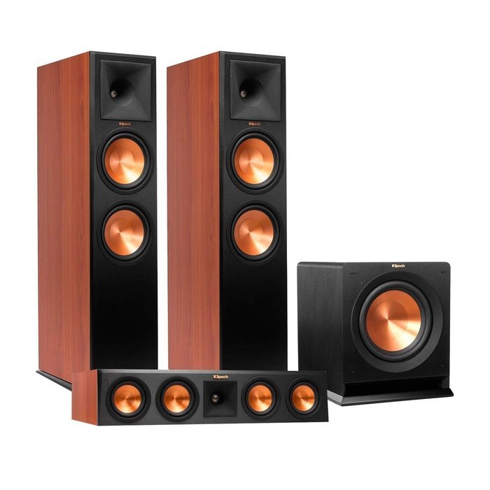 Klipsch RP-280F Reference Premiere Floorstanding Speaker Package with RP-450C Center Channel Speaker and R115... N2