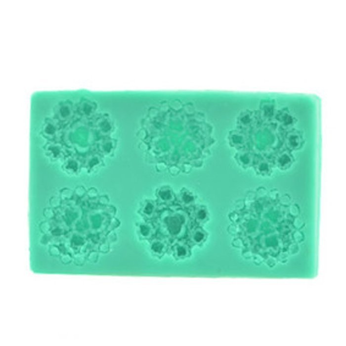 MuLuo Silicone Flowers Fondant Mould Cake Chocolate Candy Baking Tools