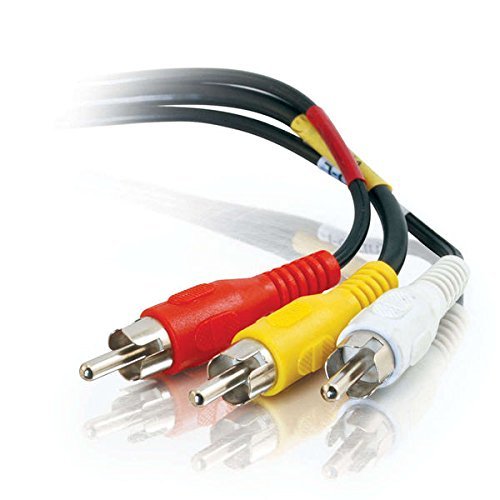 C2G / Cables To Go 40448 Value Series Composite Video/Stereo Audio Cable-6 Feet, Black
