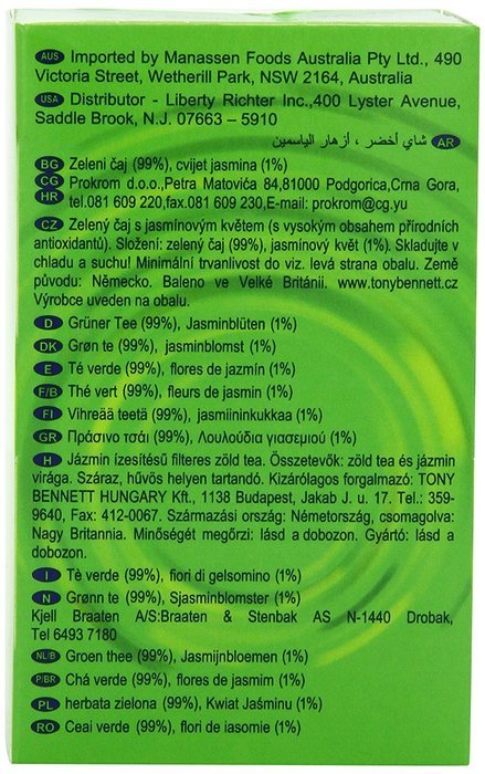 London Fruit & Herb Company Green Tea, Variety Pack, 20 Count N45