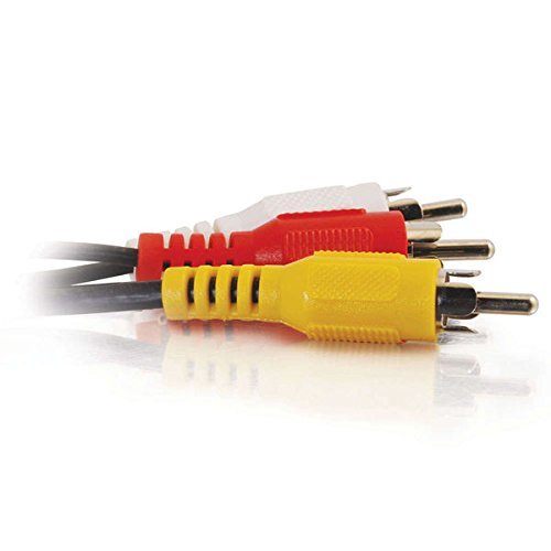 C2G / Cables To Go 40448 Value Series Composite Video/Stereo Audio Cable-6 Feet, Black N2