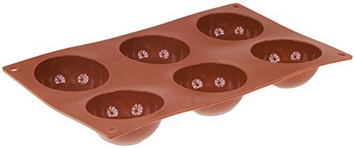 Pavoni Orange Non-Stick - 6 Half Rounds