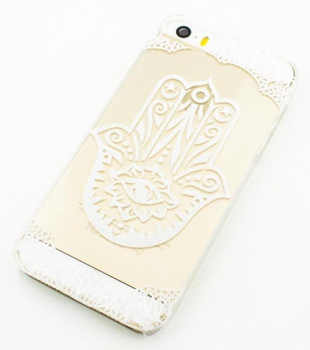 iPhone 7 Plus Case, iPhone 7 Plus Henna Case, UnnFiko Henna Clear Plastic Case Cover for Apple iPhone 7 Plus (... N4