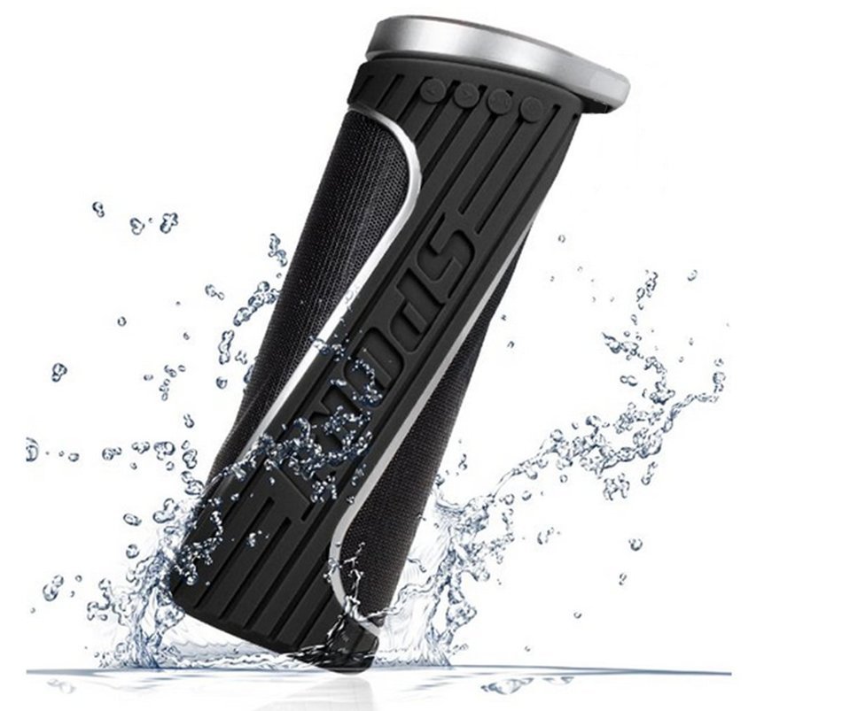 Blue ear&reg; W5 Power Bank Bluetooth Speaker IPX5 Waterproof 5W+5W Stereo Speaker (Black) N15