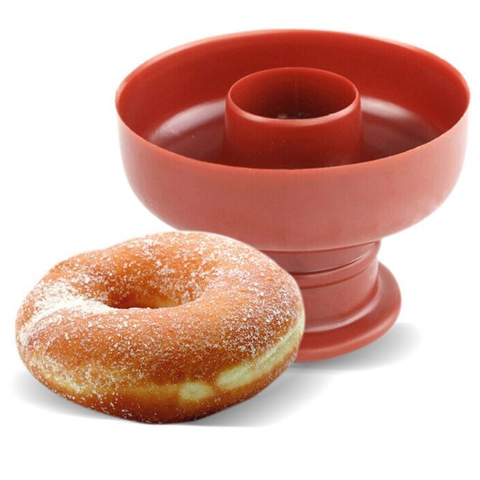Plastic DIY Donut Maker Cutter Mold Fondant Cake Bread Desserts Bakery Mould Baking Tools Kitchen Accessories N2