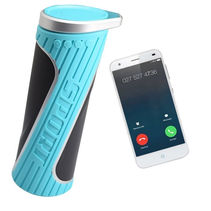 Blue ear&reg; W5 Power Bank Bluetooth Speaker IPX5 Waterproof 5W+5W Stereo Speaker (Black) N18