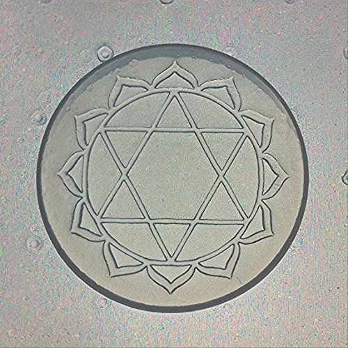Flexible Resin Mold Heart Chakra 2" x 1/4" Deep