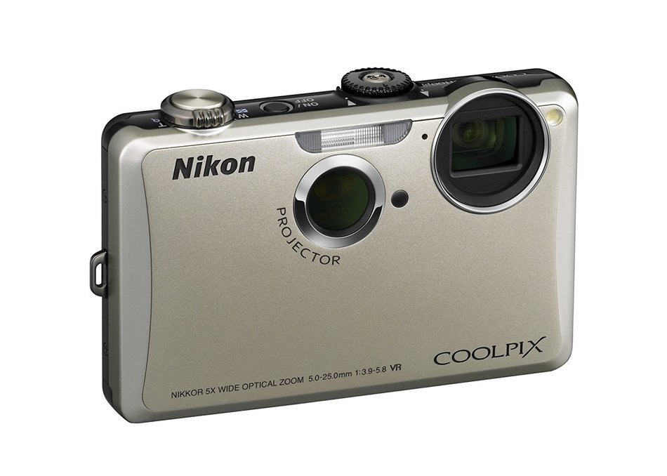 Nikon Coolpix S1100pj 14 MP Digital Camera with 5x Wide Angle Optical Vibration Reduction (VR) Zoom and 3-Inch... N8