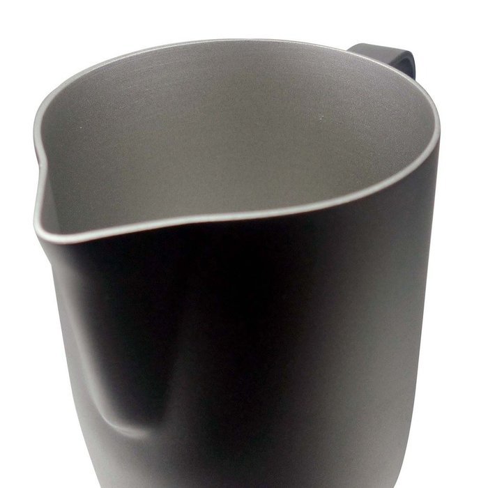 MING 600ML Non-stick Stainless Steel Latte Espresso Cappuccino Milk Jug Frothing Pitcher - Black
