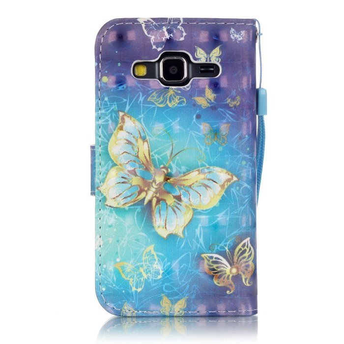 Samsung Galaxy Core Prime Case,Yaheeda [3D Colored Drawing] [Flip Fit] Premium PU Leather Card-Slots Cash-Slots... N56