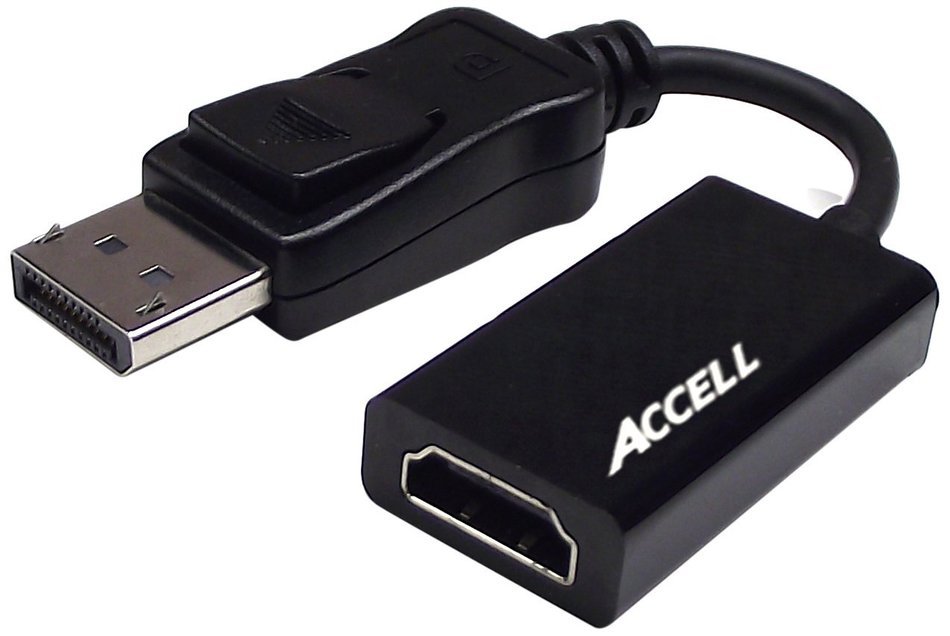 Accell B086B-008B UltraAV Mini DisplayPort 1.1 to HDMI 1.4 Active Adapter - AMD Eyefinity(TM) Certified, Retail...