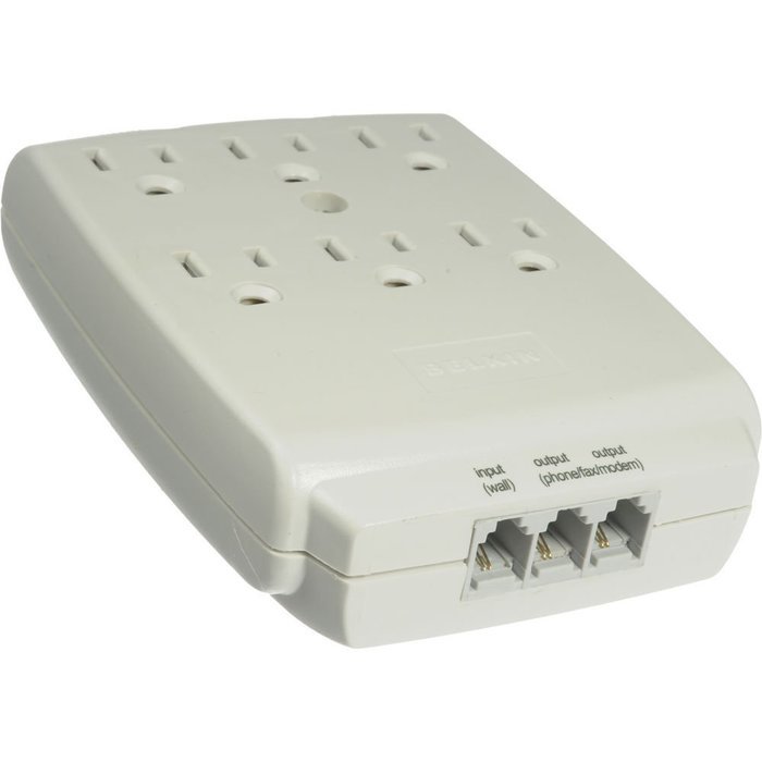 Belkin Single Outlet SurgeCube Surge Protector, 885 Joules (F9H100-CW) N9