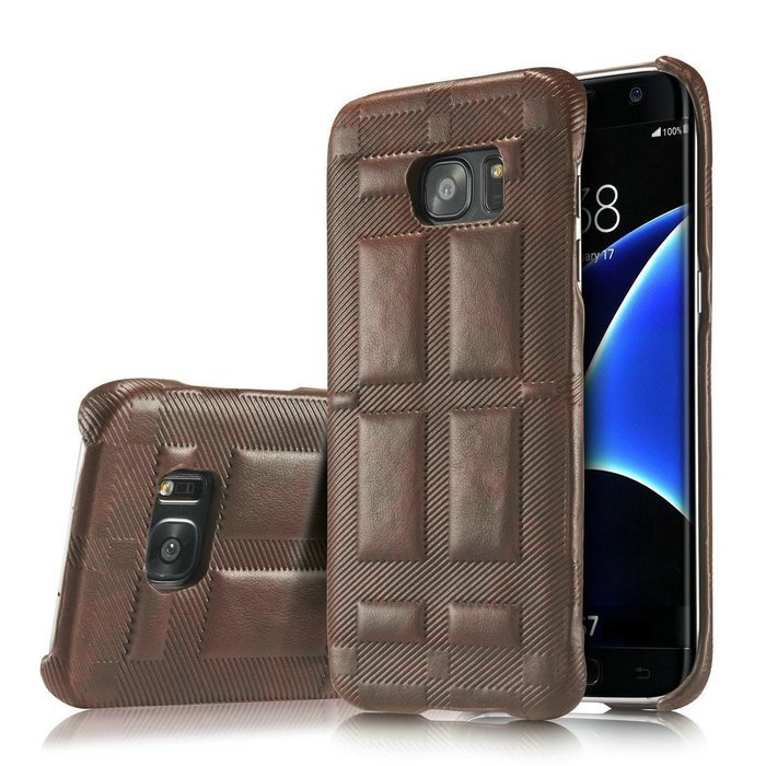 SAMSUNG GALAXY S7EDGE CASE ,Aroko Phone Case, Handmade Pu Leather Hard S7edge Only! Phone Case, Fashion Genuine... N5