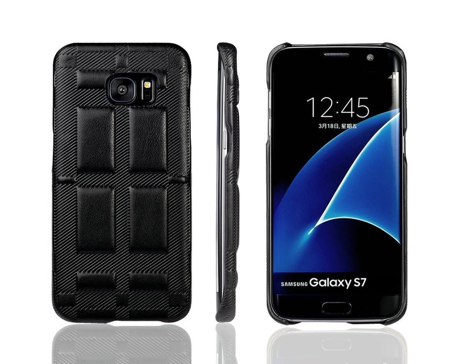 SAMSUNG GALAXY S7EDGE CASE ,Aroko Phone Case, Handmade Pu Leather Hard S7edge Only! Phone Case, Fashion Genuine... N6