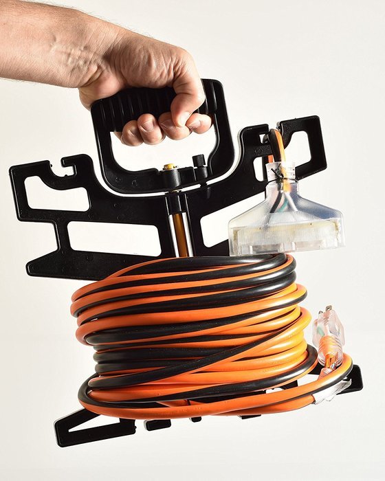 12/3 3 Outlet Extension Cord - 50 Feet Extra Heavy Duty Indoor/Outdoor Industrial Quality 12 Gauge Electrical... N4