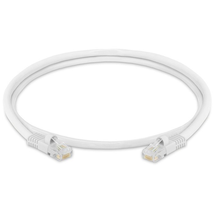 Cmple - RJ45 CAT5 CAT5E ETHERNET LAN NETWORK CABLE -75 FT White N36