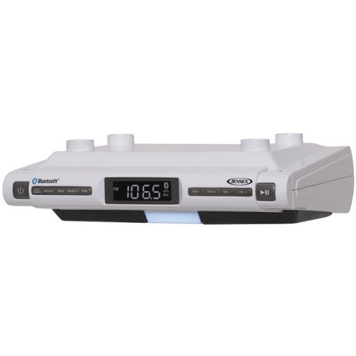 New JENSEN SMPS-628 Under-Cabinet Universal Bluetooth Music System