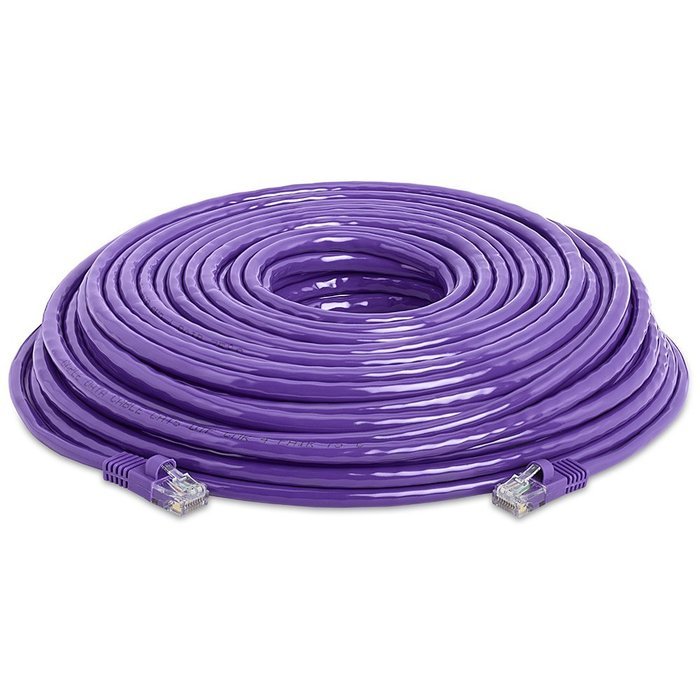 Cmple - RJ45 CAT5 CAT5E ETHERNET LAN NETWORK CABLE -75 FT White N39