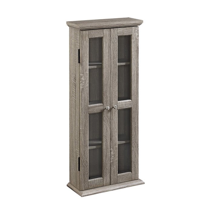 WE Furniture 41" Media Storage Cabinet, Espresso N9