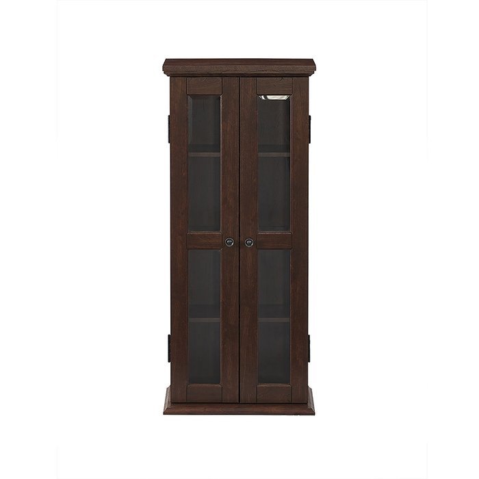 WE Furniture 41" Media Storage Cabinet, Espresso N10