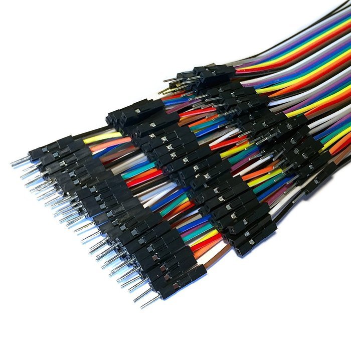 Haitronic 120pcs 20cm length Jumper Wires/dupont cable Multicolored(10 color) 40pin M to F, 40pin M to M, 40pin... N3