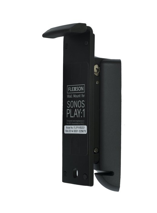 FLEXSON AAV-FLXP1WB1021 Wall Bracket for PLAY:1 SONOS Speakers, Single, Black N4