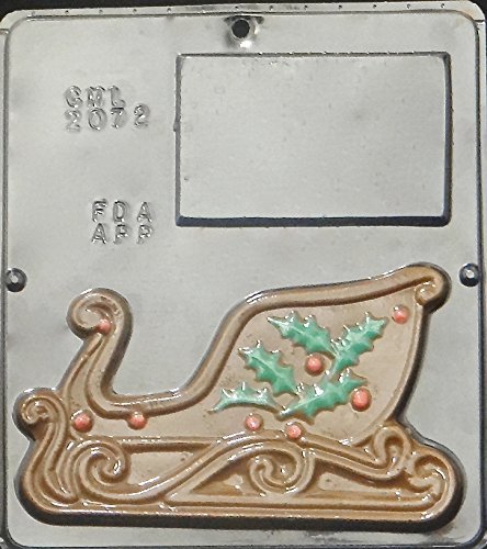 Christmas Sleigh 2 Mold Assembly Chocolate Candy Mold Christmas