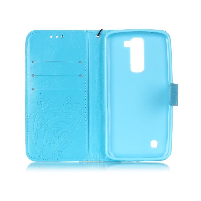 LG K7 Case, LG K7 Wallet Case,PHEZEN Cute Bear Don't Touch My Phone Design PU Leather Wallet Case Stand Flip Case... N62